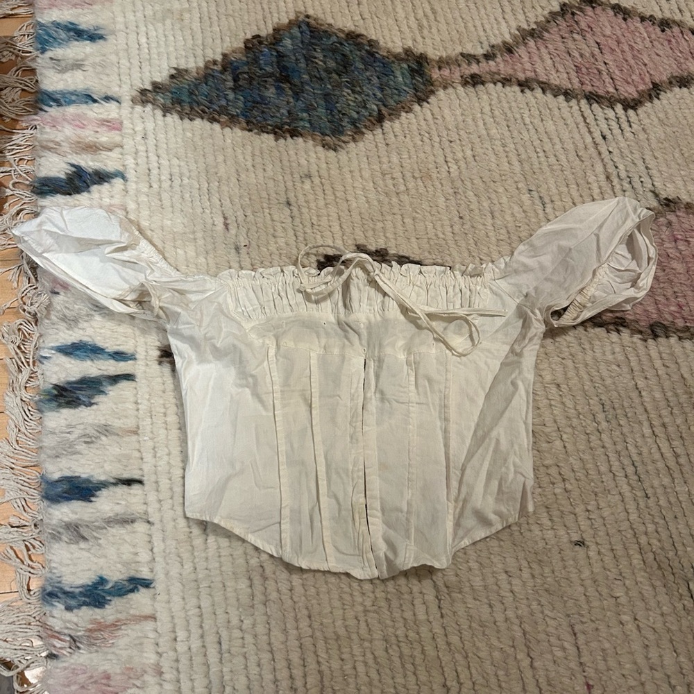 Princess Polly Off the Should Corset Style Blouse